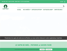 Tablet Screenshot of noel-vert.com